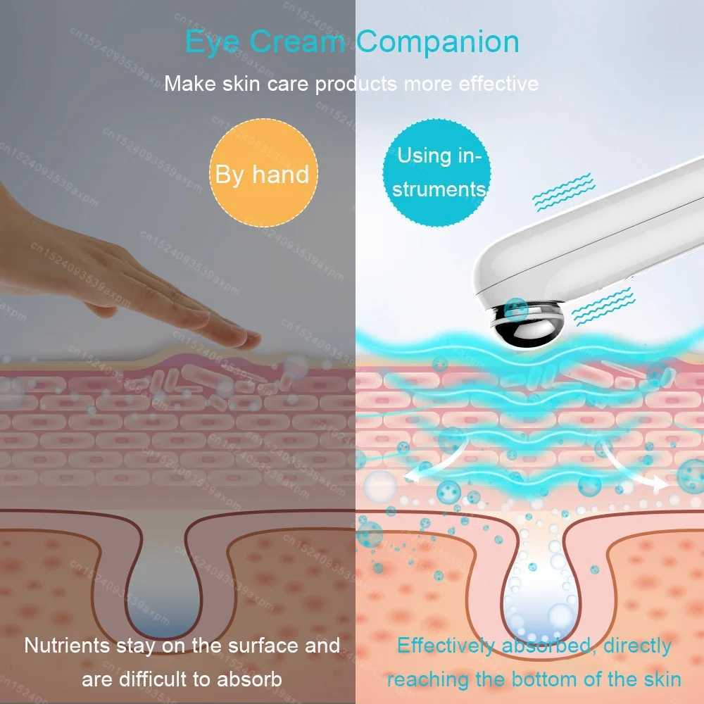 Eyes Lip Massage Stick Thermal Vibration Eye Beauty Pen Eye Cream Introduction Anti wrinkles Eye Bags Remover Eye MassageXJ250224