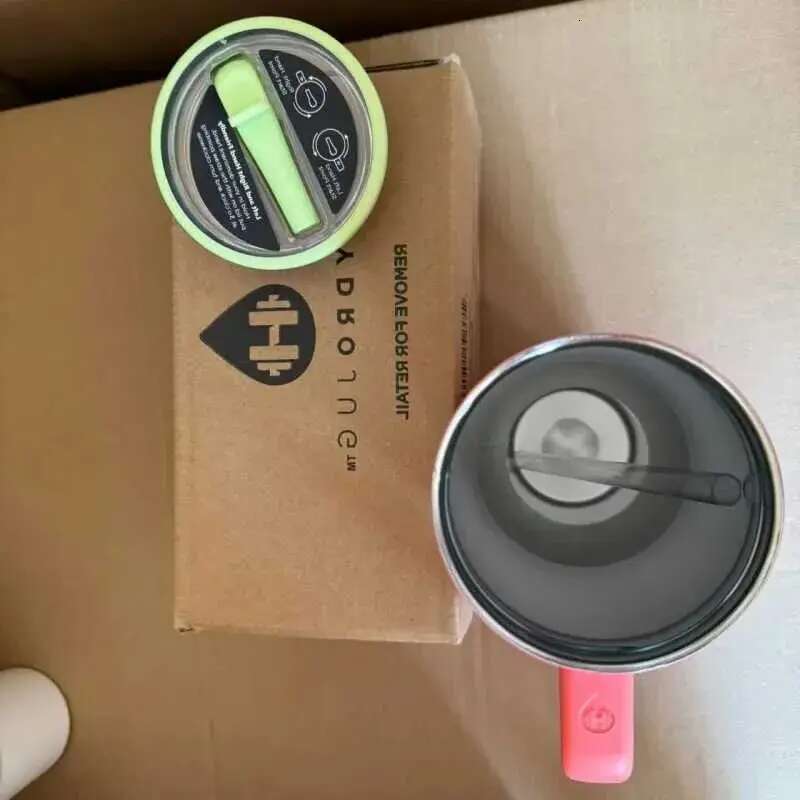 HydroJug New 40oz High Quality Fashion Large Capacity Sealed Straw Car Cup Stainless Steel Vacuum Insulated Tr Y250210 ml beixichen