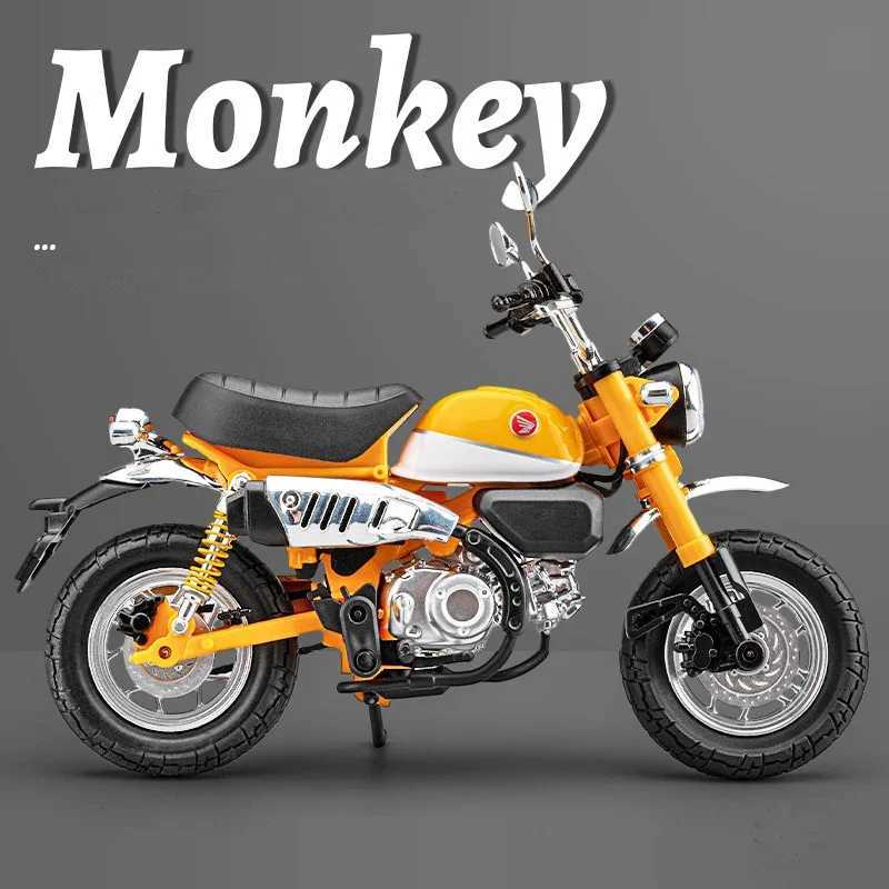 1 12 Honda 125 Alloy Sports Diecast Street Racing Motorcycle Model Silation Sound Light Kids Toys Gift Free shipping