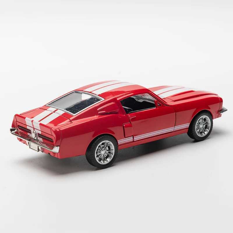 1 32 alloy die-casting stang GT ic retro model pull back micro car replica used for childrens collection gifts Free shipping