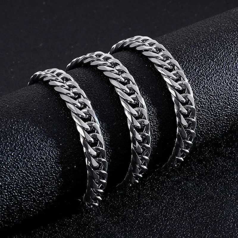 925 Sterling Silver 45-60cm 10mm Cuban Chain Necklace For Man Fashion Jewelry Trend Personality Hip Hop Trendsetter Accessories X250224