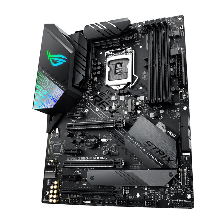 LGA 1151 Asus ROG STRIX Z390-F GAMING Motherboard DDR4 Intel 8th 9th-Gen i9 i7 i5 i3 128GB RGB CrossFireX Z390