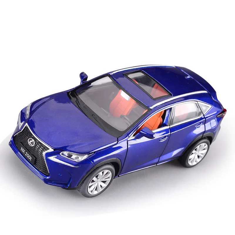 1 32 NX200T SUV Alloy Diecasts Metal Vehicles Car Model Silation Sound Light Collection Toy Gift Free shipping