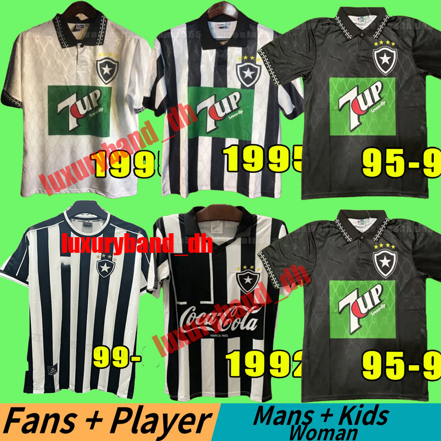 Retro Botafogo soccer jerseys Regatas Black Botafogo 94 Botafogo classic vintage Retrio football shirt commemorate 1995 1996 1992 92 20 20 21