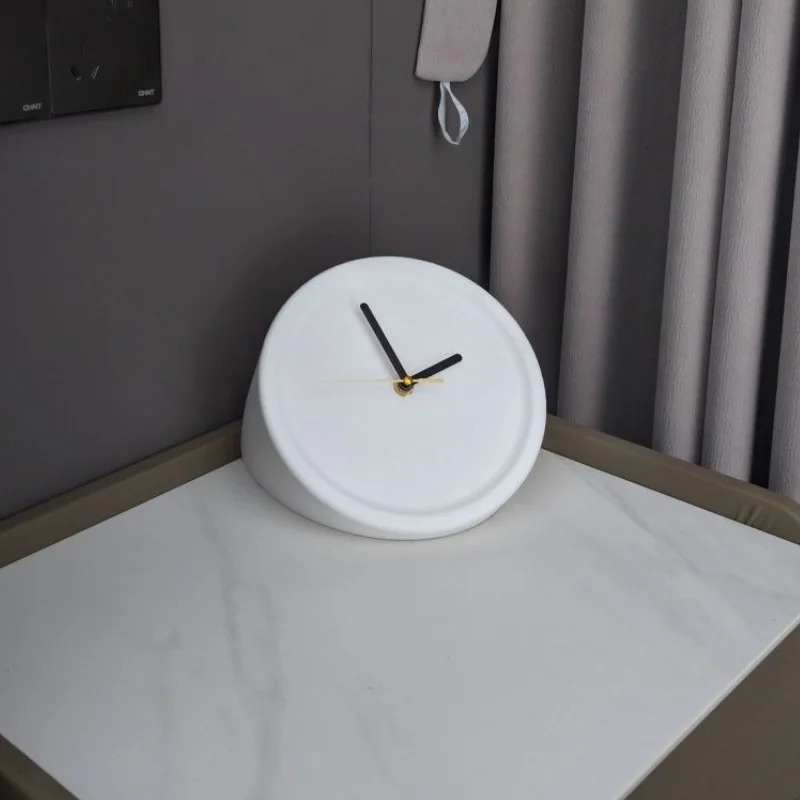 Modern Corner Wall Clocks Minimalist Wall Art Clock Bedroom Mechanism Silent Watches Living Room Desktop Watch Home Decor 250222