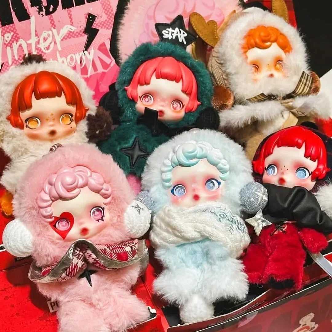 New Genuine Skullpanda Winter Music Series Pendant Sp Doll Blind Box Desktop Ornament Christmas Peripheral Exquisite GiftT250224
