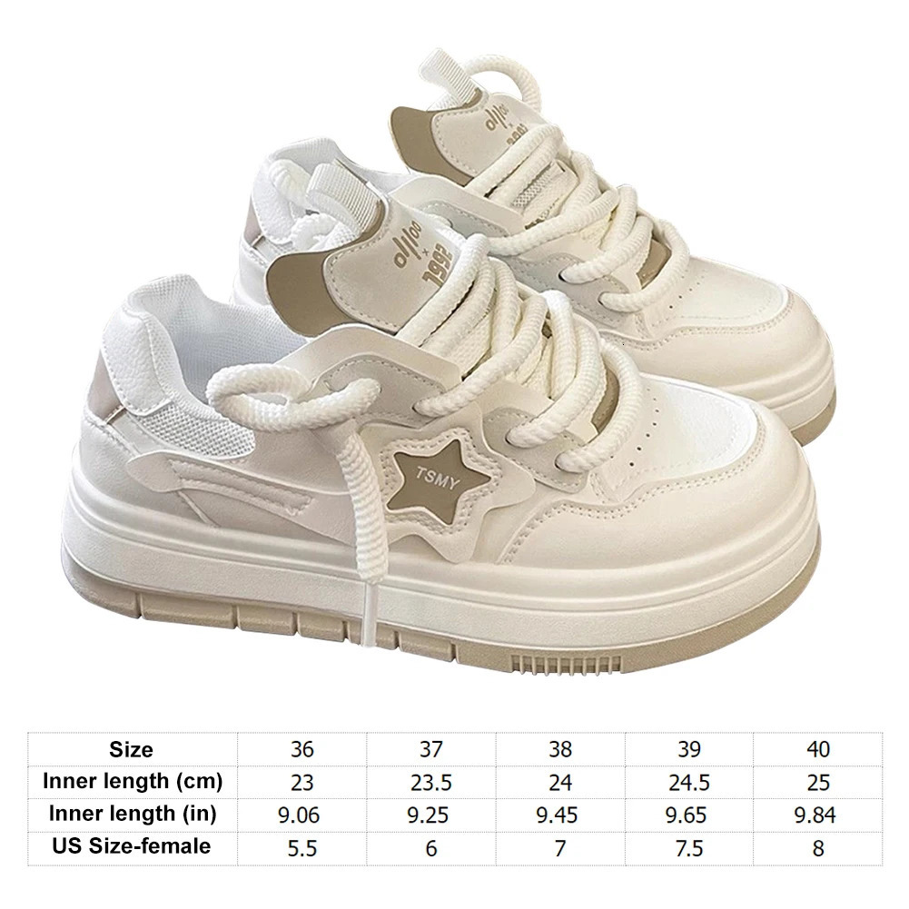 Star Walking Sneakers Y2K Platform Shoes Thick soled Comfortable Running Shoes Fashion Running Tennis Shoes 250304