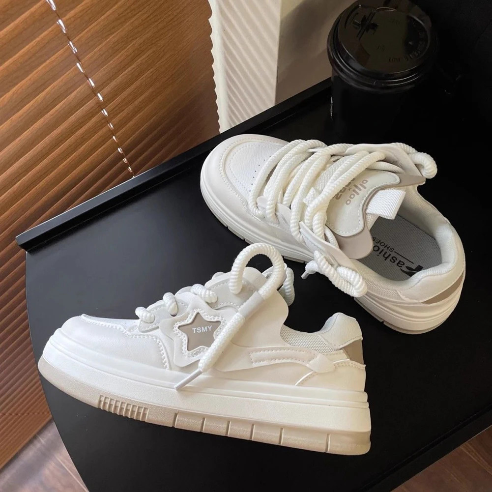 Star Walking Sneakers Y2K Platform Shoes Thick soled Comfortable Running Shoes Fashion Running Tennis Shoes 250304