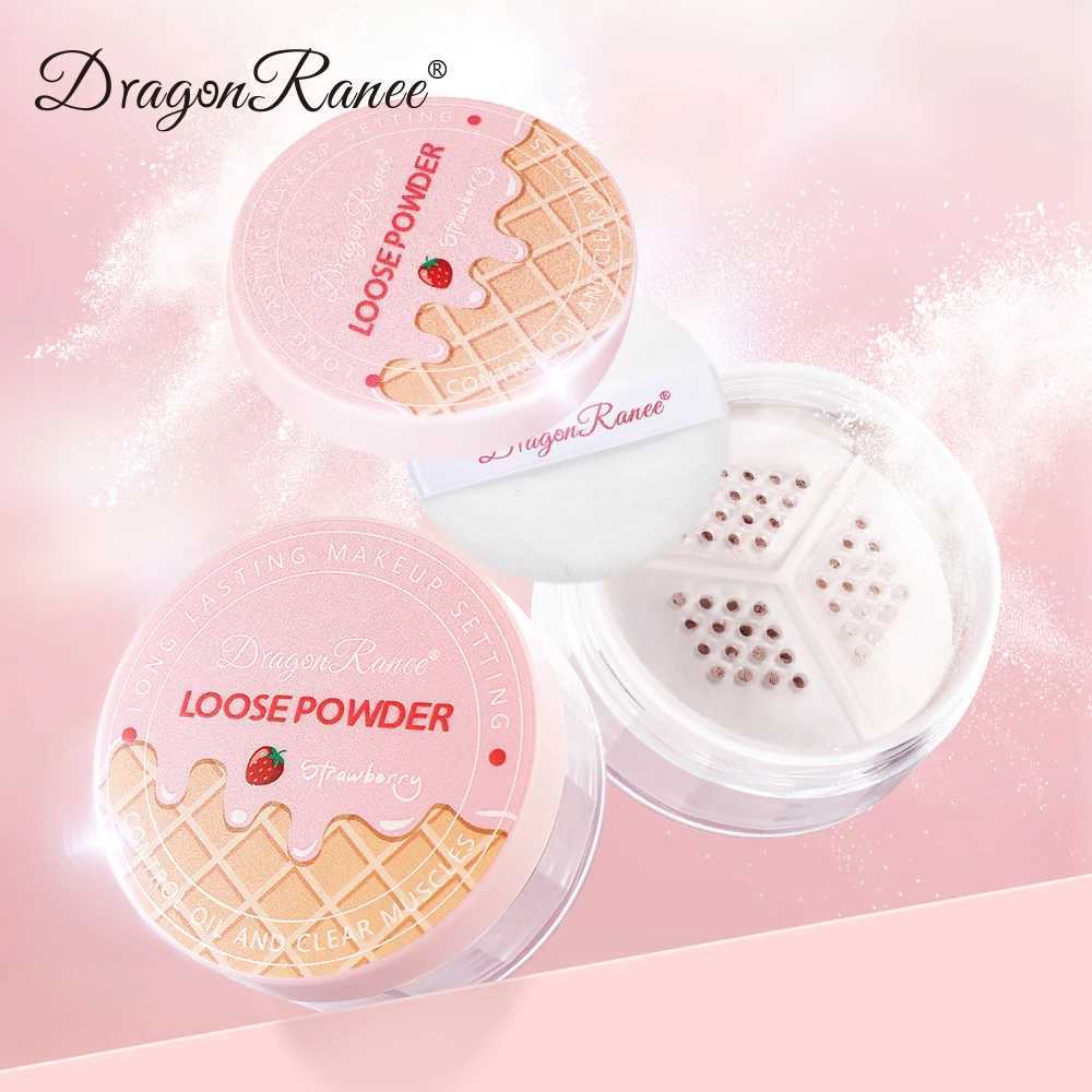 Oil-Control Matte Setting Powder Pearl Highlighter | Loose Powder for Long-Lasting Shine Control 3-Color Blush for ContouringXJ250224