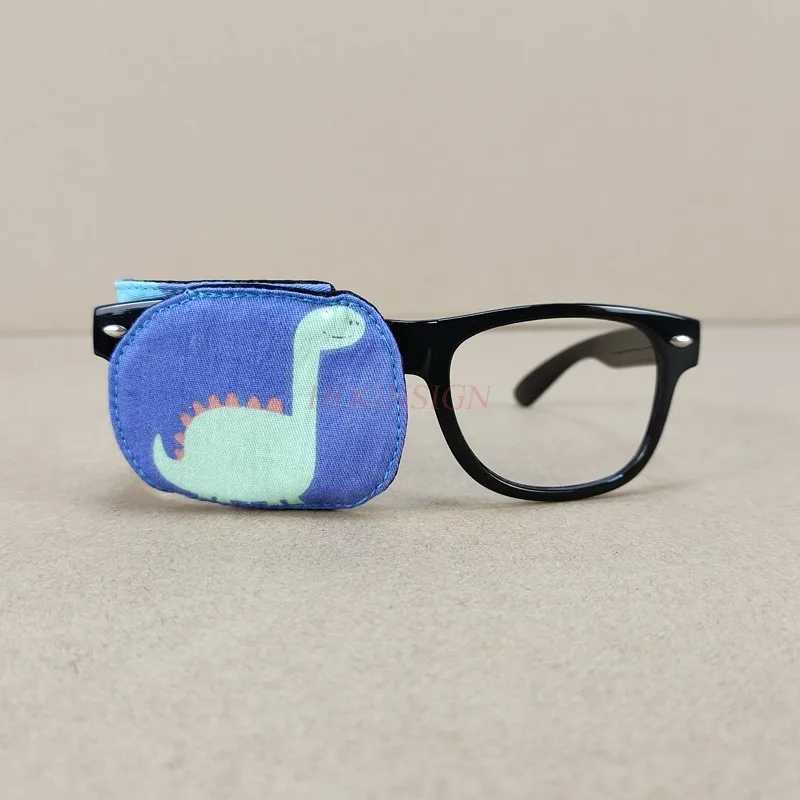 child eye patch Dinosaur Party Cartoon Single Eye Mask Assisted Correction Vision Flash Amblyopia Cover Single GlassesXJ250224