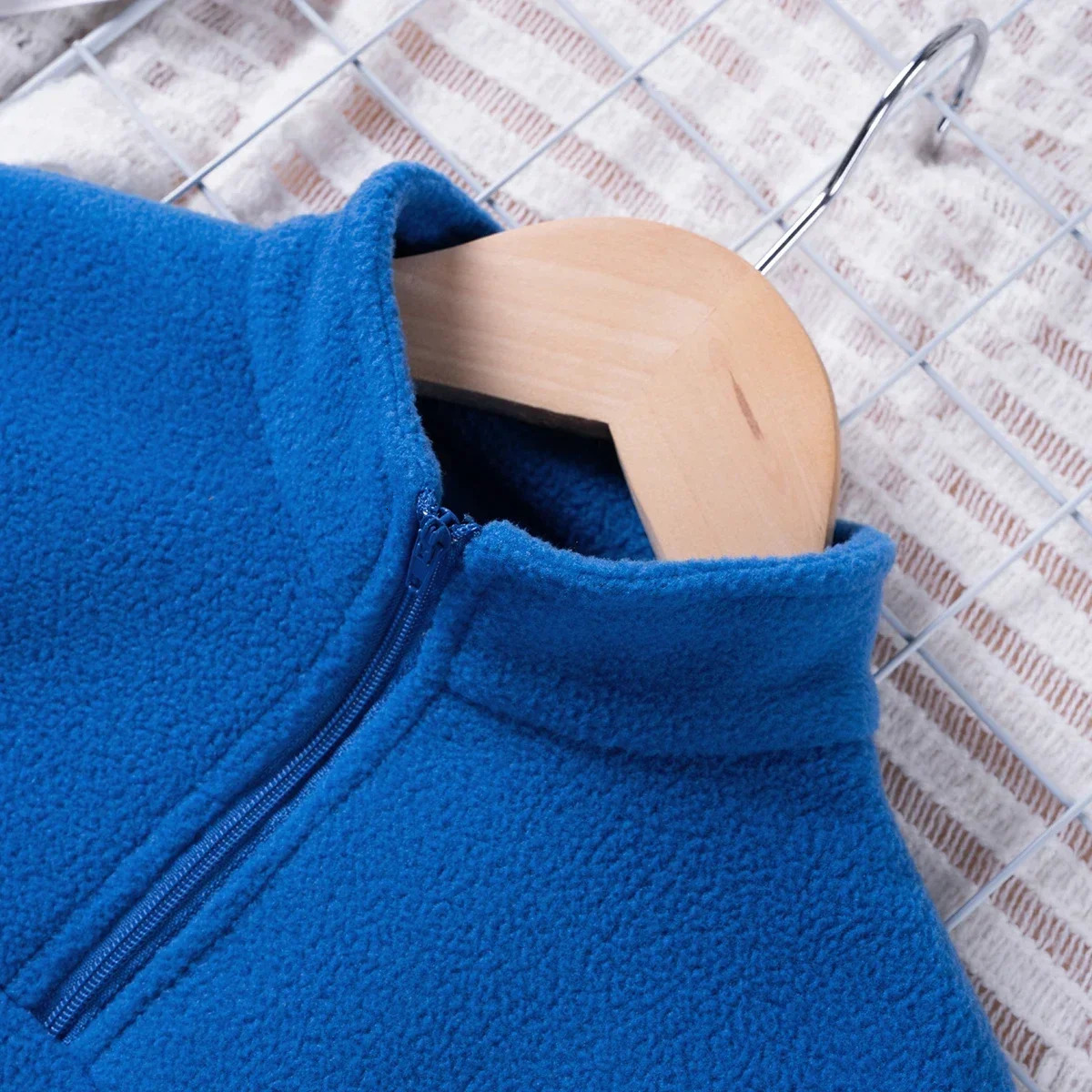 Toddler Winter Suit Boys Girls Solid Colour Sweatshirt Fashion Two Pieces Zipper Style Rocker Fleece Comfortable Warmth 250224