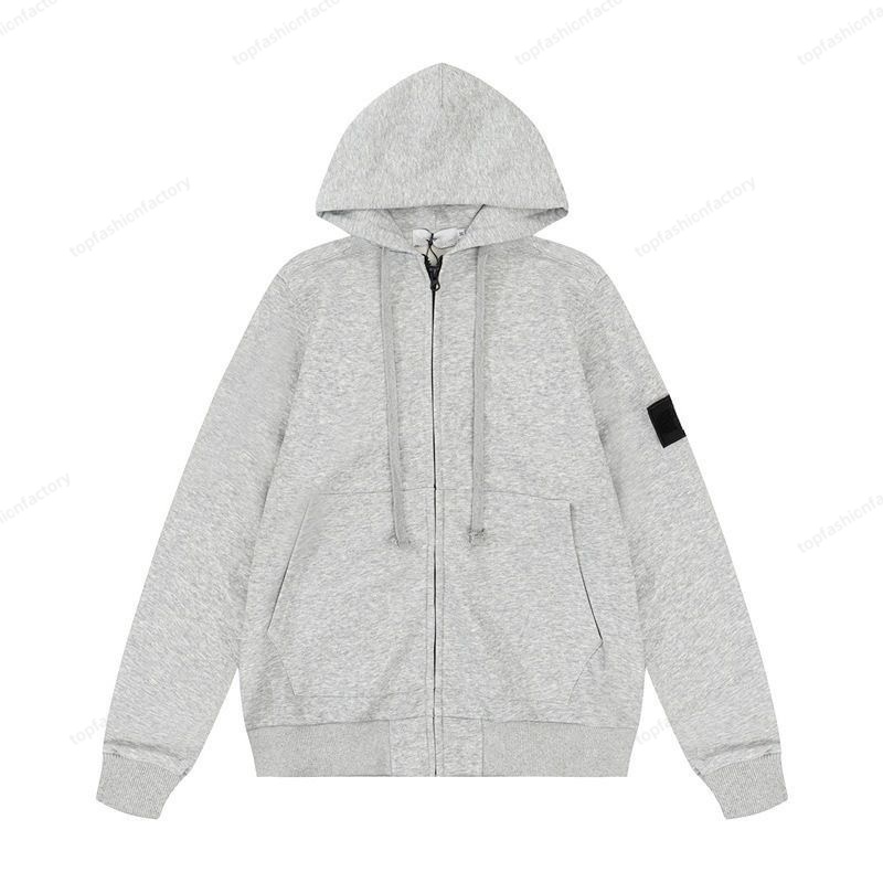 Zip Up Mens Jumper Designer Hoodie Stones Sweatshirt Womens Hoodies Hooded Cross Badge Armband Letter Sign Long Sleeve Sweater Pullover Compass Hoodies Top