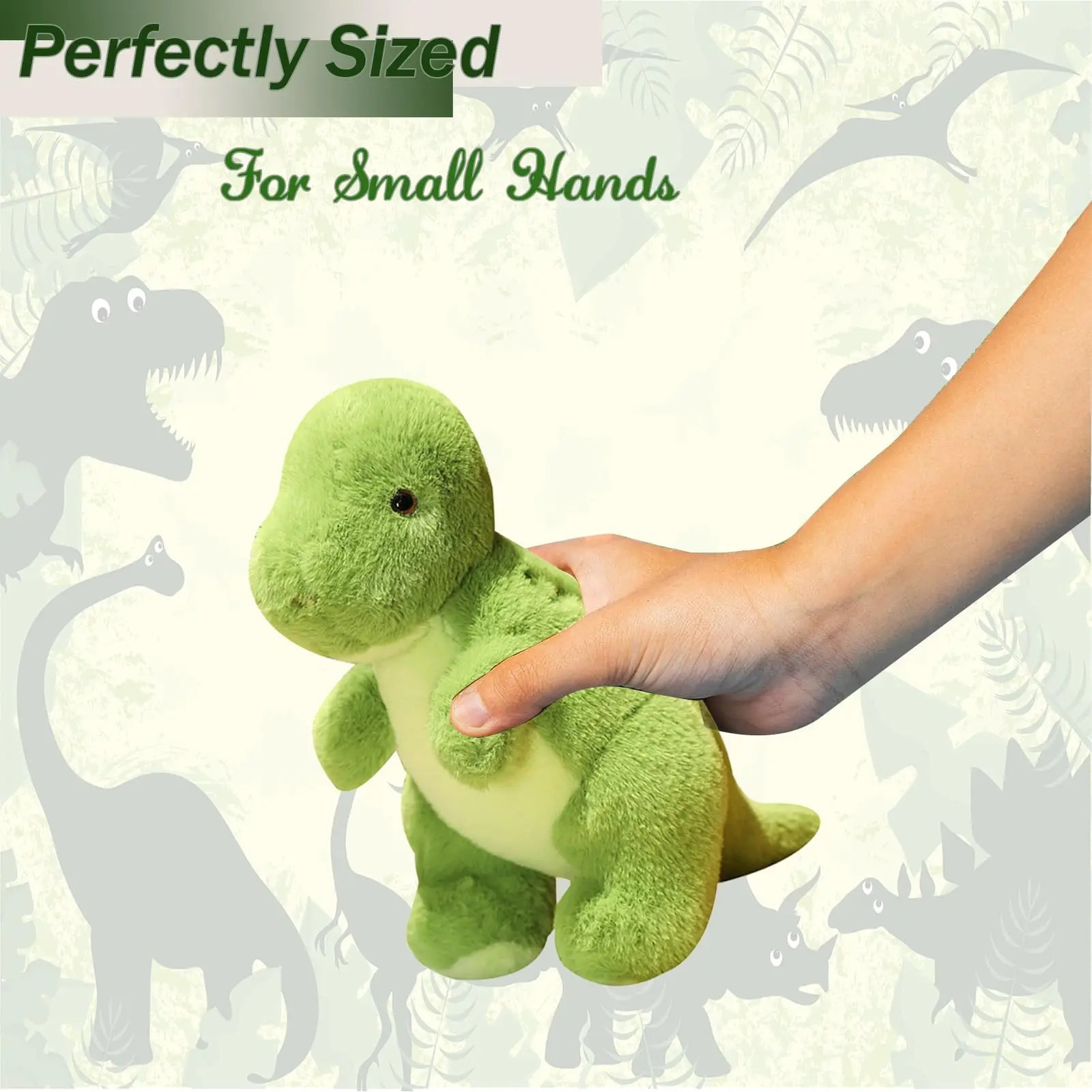 Lovely Dinosaur Triceratops Plush Toy Stuffed Animal Plushie Cute Tyrannosaurus Cotton Doll Soft Baby Hug Pillow Kids Boy Gift 250224