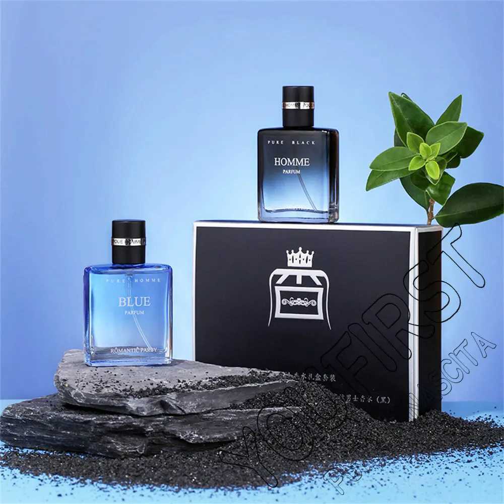 Fascination Man Perfume Gift Box 2pcs Set 60ml Men Perfumes Original Men Fresh Fragrance Spray Cologne Scent Perfumes Men W250224