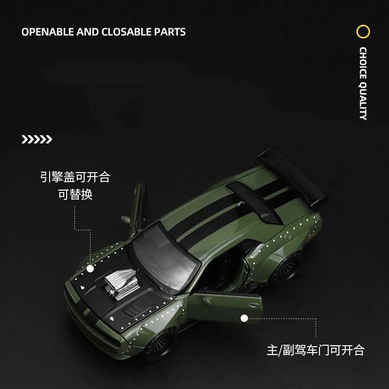 1 36 Dodge challenger SRT Jailbreak Assembled Version Alloy Car Diecasts Toy Vehicles Car Model Car Toy For Children Z250224