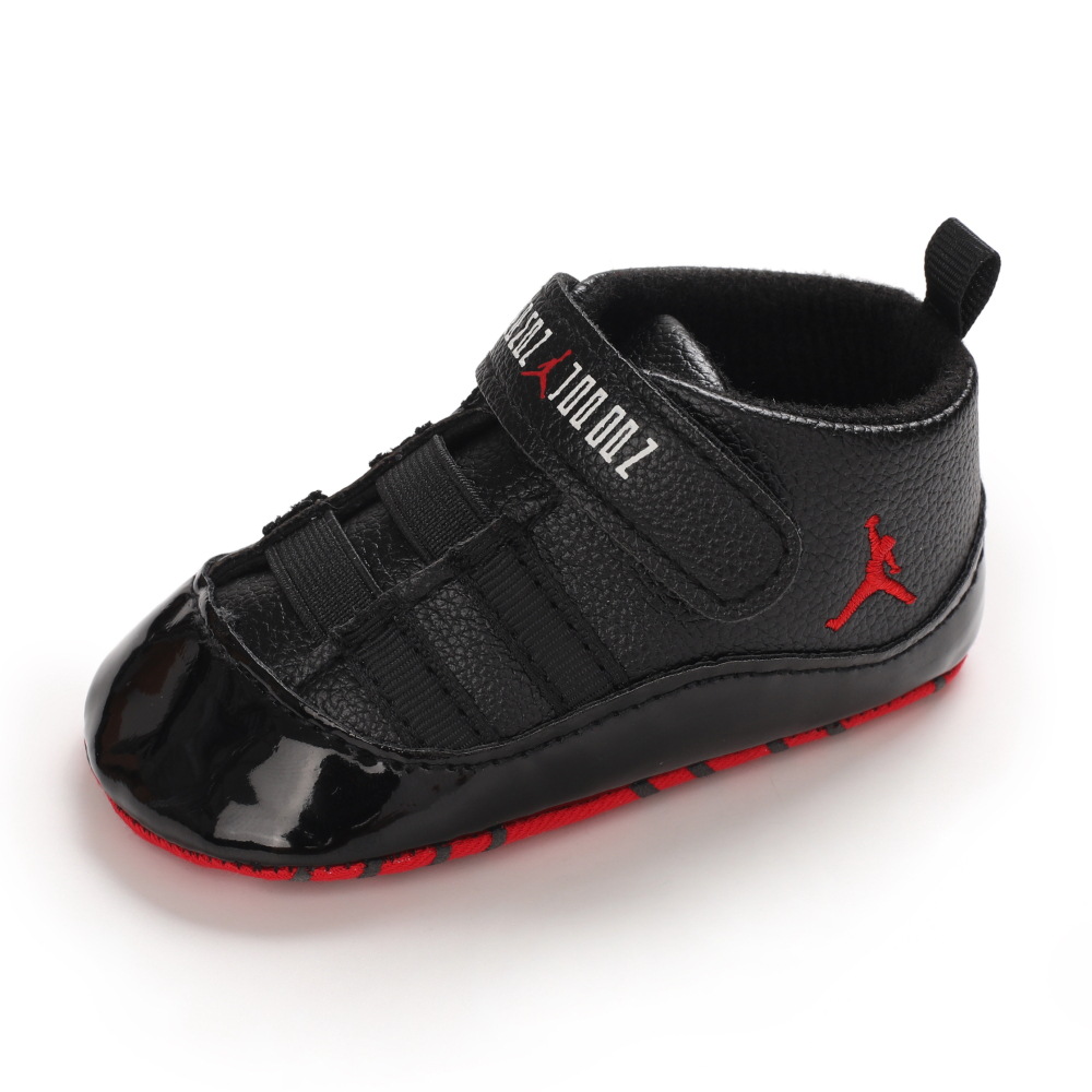 Baby Boys Casual Shoes For 0-18M First Walkers Crib Sneakers Newborn Leather Basketball Infant Kids Fashion Boots Children Slippers Toddler Lace up Warm Moccasins Ab
