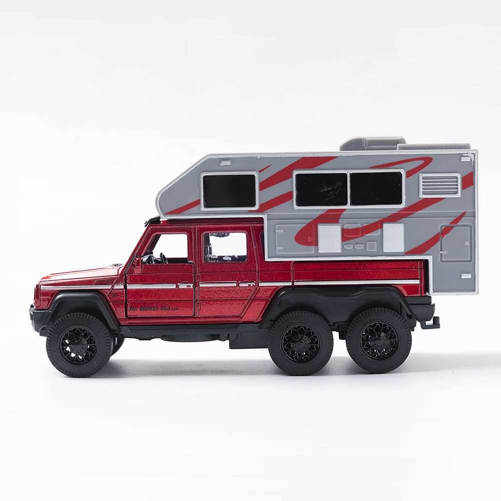 1 32 Diecast RV Recreational Motorhome Model ic Pull Back Car Miniature Vehicle Replica For Collection Gift for Kids Free shipping