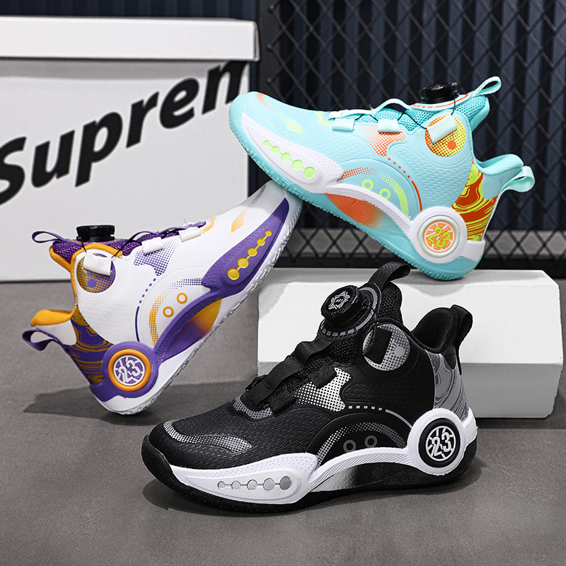Boys Kids Basketball Shoes 2025 Boy Girl Sports Shoes Big Boys Non-Slip Running Shoes Trainers Sizes US12.5C-US7Y 000605