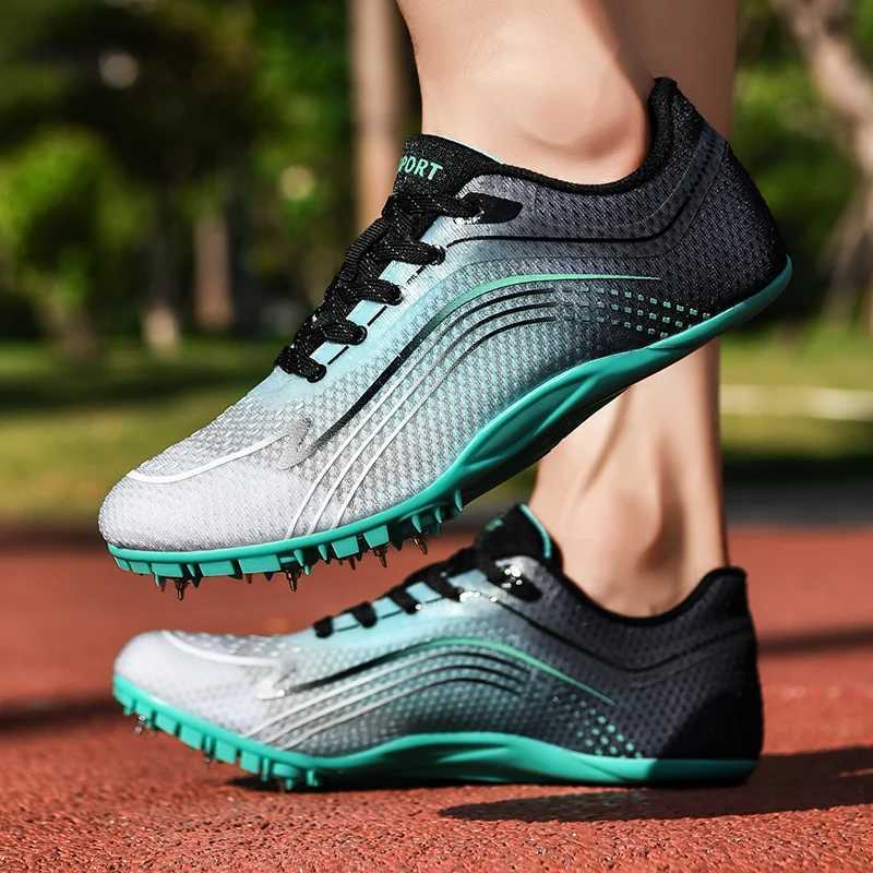 Track Men Wen And Field Shoes Spikes Professional Athletic Nails NEW Top Short Running Training Speed Sneakers Z250224