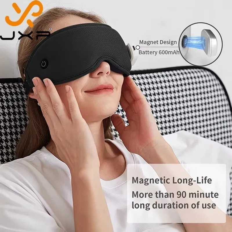 JXP Compress Eye Massage with Vibration Sleep Mask Air Pressure Blackout 3D 3 In 1 Charger Dry Eye Massager InstrumentXJ250224