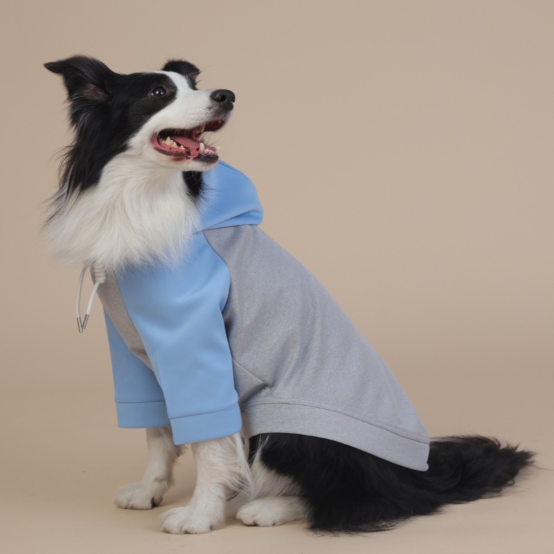 Dog Hooded Sweatshirt for Medium/Large Breeds - All-Season Comfort, Simple & Stylish Design