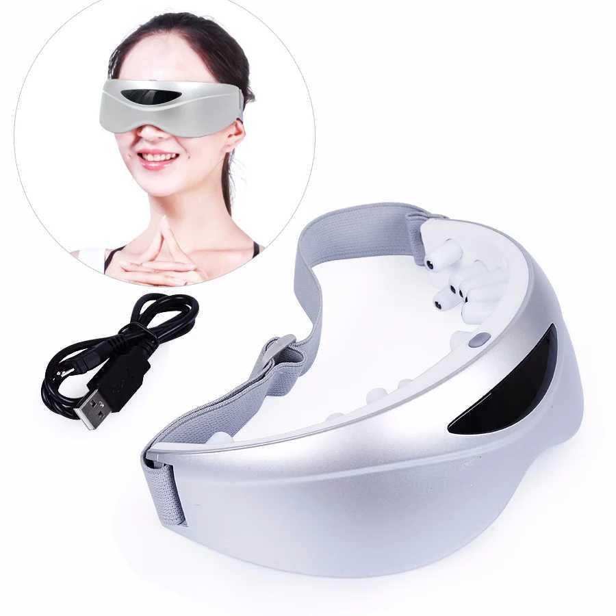 5 Speed 350mA vibration Eye massager mask Wireless Gesture Sensing USB charging Brain Electric health care tools Stress ReliefXJ250224