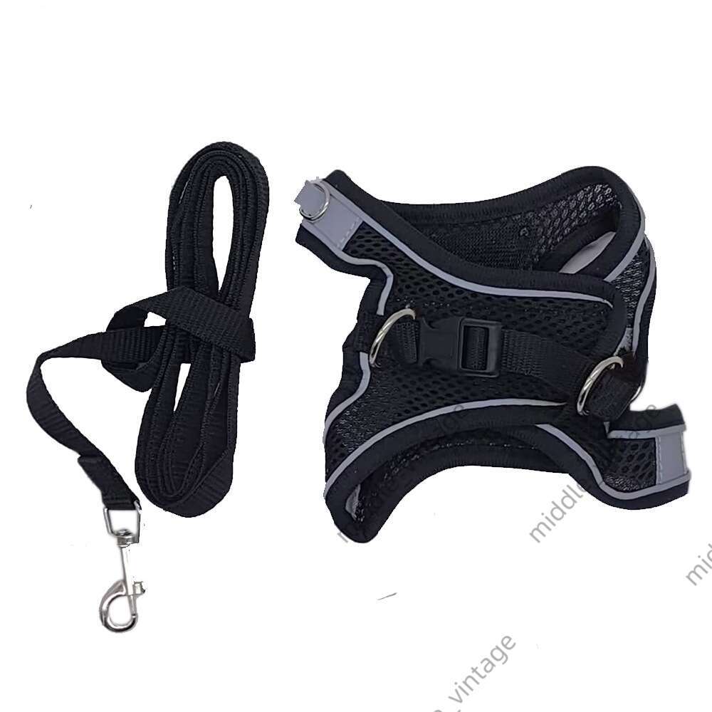 Trendy Set Pet Small Back Essential Chest Strap Leash Dog Collar Anti-lossing Essentials Pet Thoracodorsal