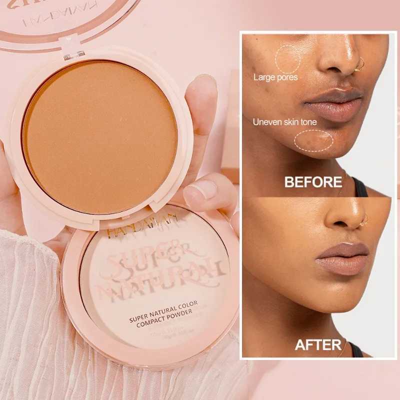 24 Hours Whitening Setting Powder Palette Makeup Ultra-matte Oil-control Long-lasting Brighten Concealer Press Powder CosmeticsXJ250224