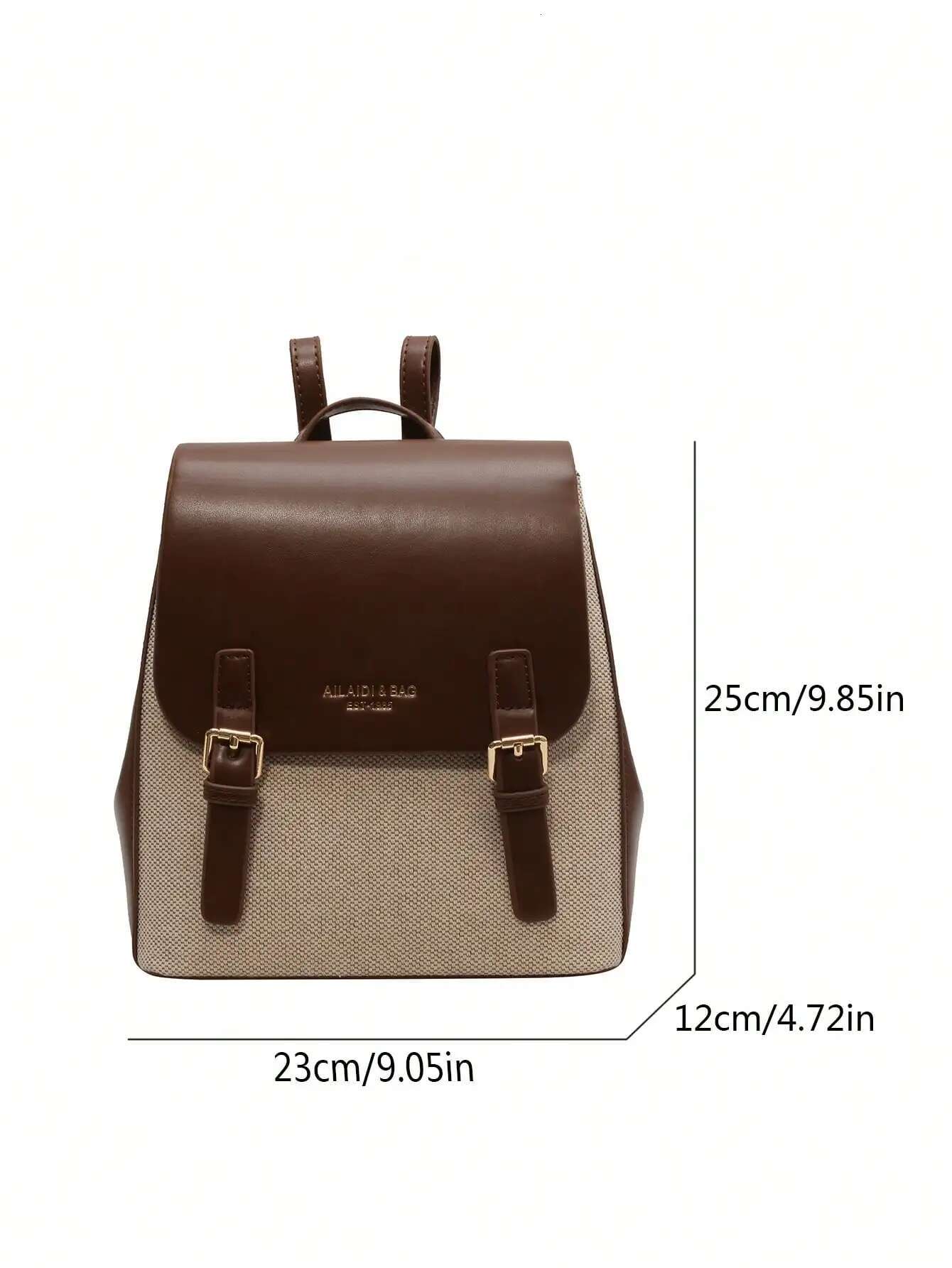 2025 New Fashion Color blocked Designer Women's Backpack Suitable for Daily Use, Ideal Choice for Girls, Trendy Shoulder Bag5