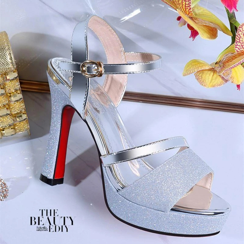 Womens Pumps Peep Toe Sexy Women Sandals High Quality Fish Mouth Shoes 115CM High Heels Shoes Women womens sandals 250218