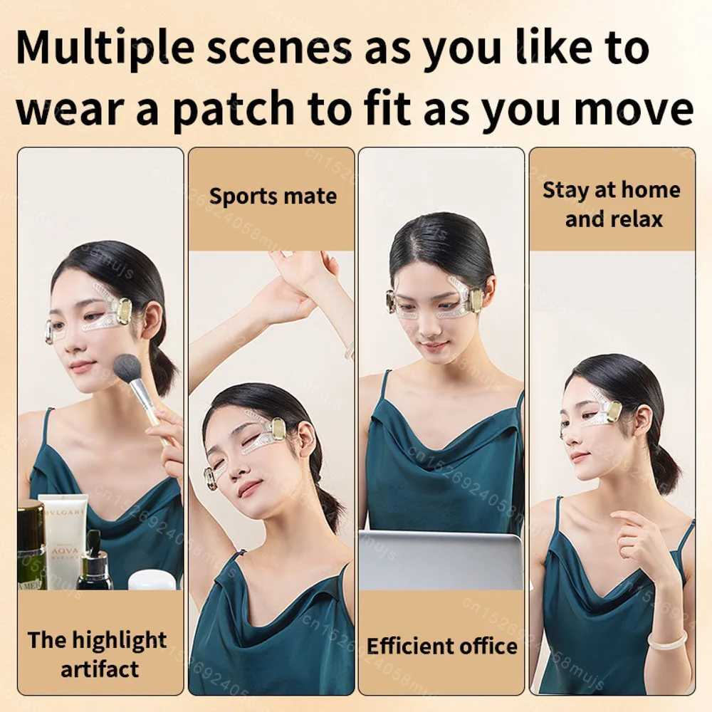 EMS Microcurrent Eye Massager Facial Muscle Stimulator Lifting Anti-Wrinkle Lift Face Skin Care Dark Circles Relieves FatigueXJ250224
