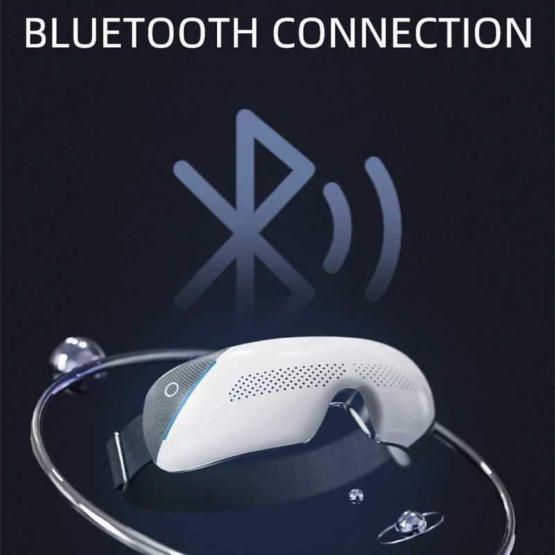 Bluetooth Eye Massager Electric Massage Eye Glasses Visual 6D Eye Massage Vibrator Eyes Mask Massager Face Facial Massager HotXJ250224