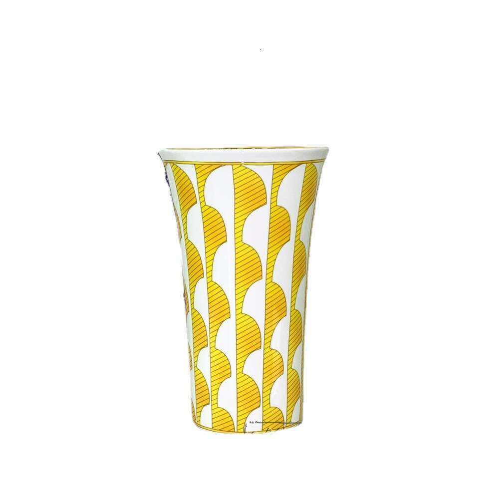 Minimally Designed Entrance Lotus Mouth Vase, Modern Tabletop Decoration, Vase Ornaments