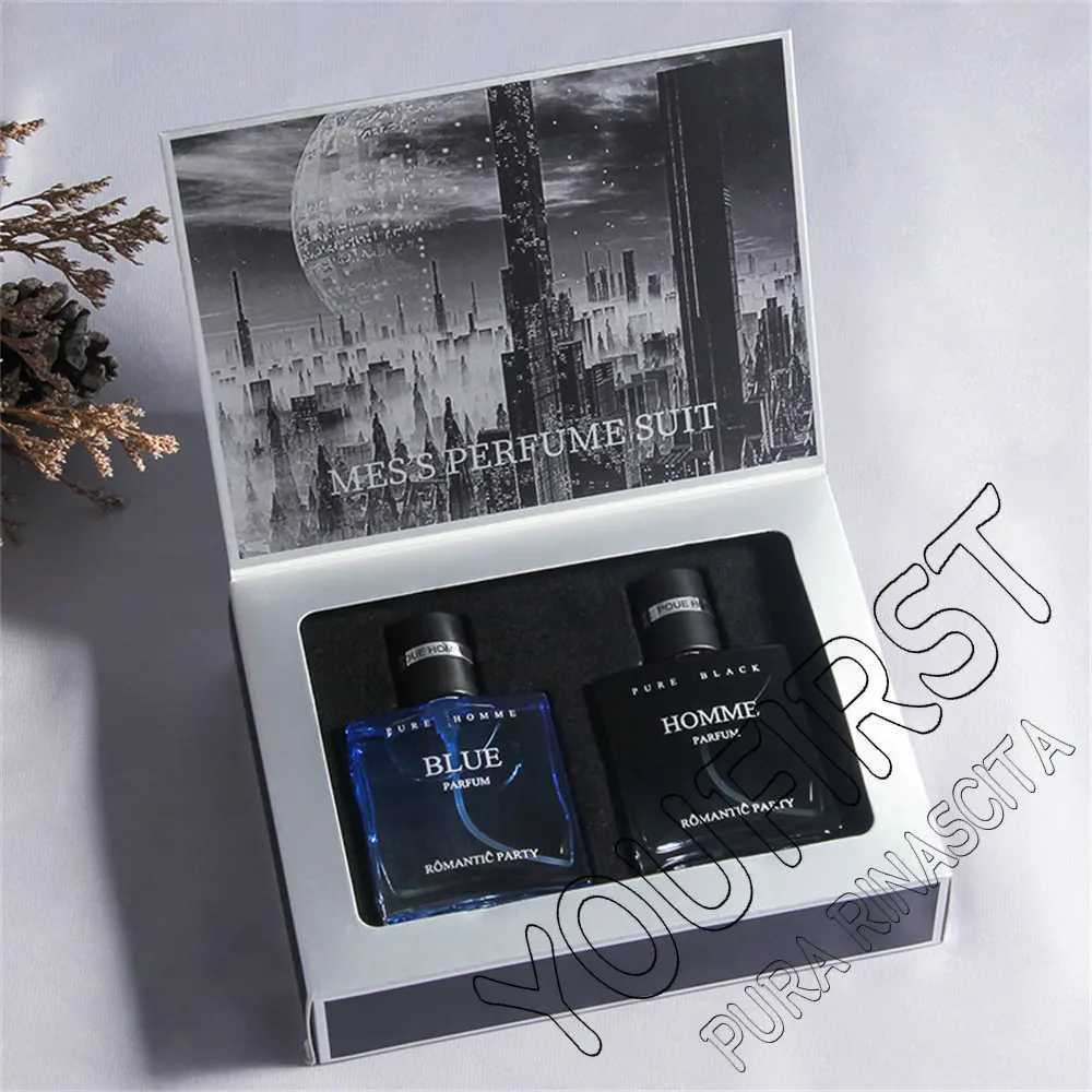 Fascination Man Perfume Gift Box 2pcs Set 60ml Men Perfumes Original Men Fresh Fragrance Spray Cologne Scent Perfumes Men W250224