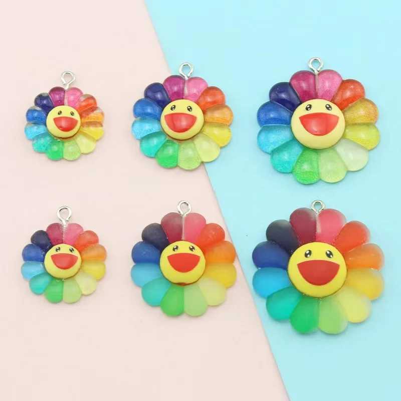 50cm full-size cute Suower resin pendant chain necklace for gifts X250224