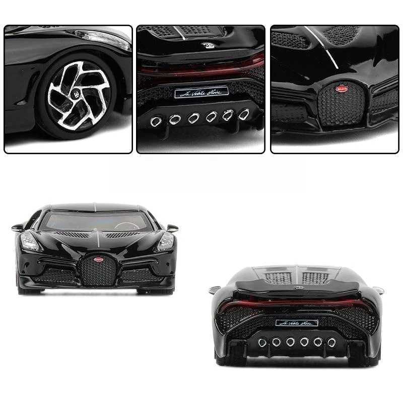 1/64 Bugatti Divo Chiron EB110 Centodieci La Voiture Noire Toy Car JKM Miniature Model Free Wheels Diecast Alloy Collection Gift Z250224 Free shipping
