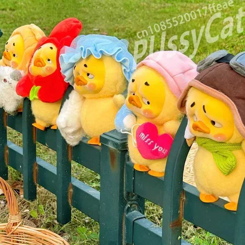 In Stock Upset Duck 2Act Cute Duck Plush Doll Blind Box Toys Fluffy Anime Figure Surprise Mystery Box Collectible Desk GiftsT250224