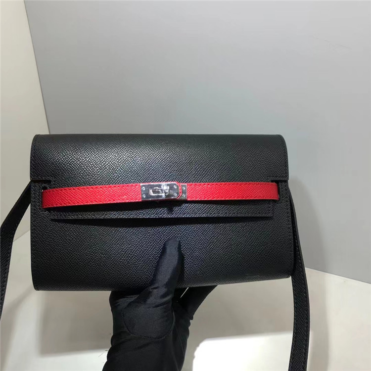 The first layer of cowhide clutch makeup bag leather headphones lipstick storage wallet womens large capacity wallet