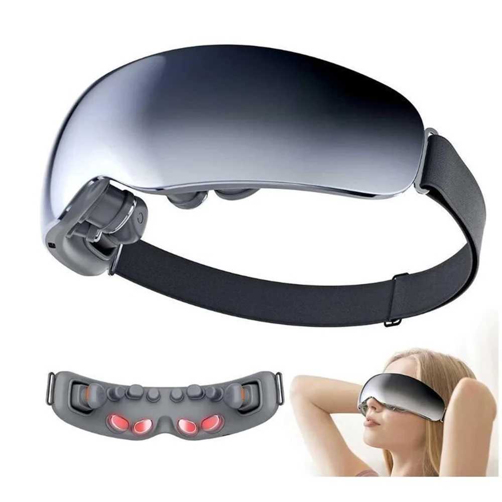Super Relax Eye Massage Device Heating Vibration Eye Massage Instrument Eye Massage with 12 massage headsXJ250224