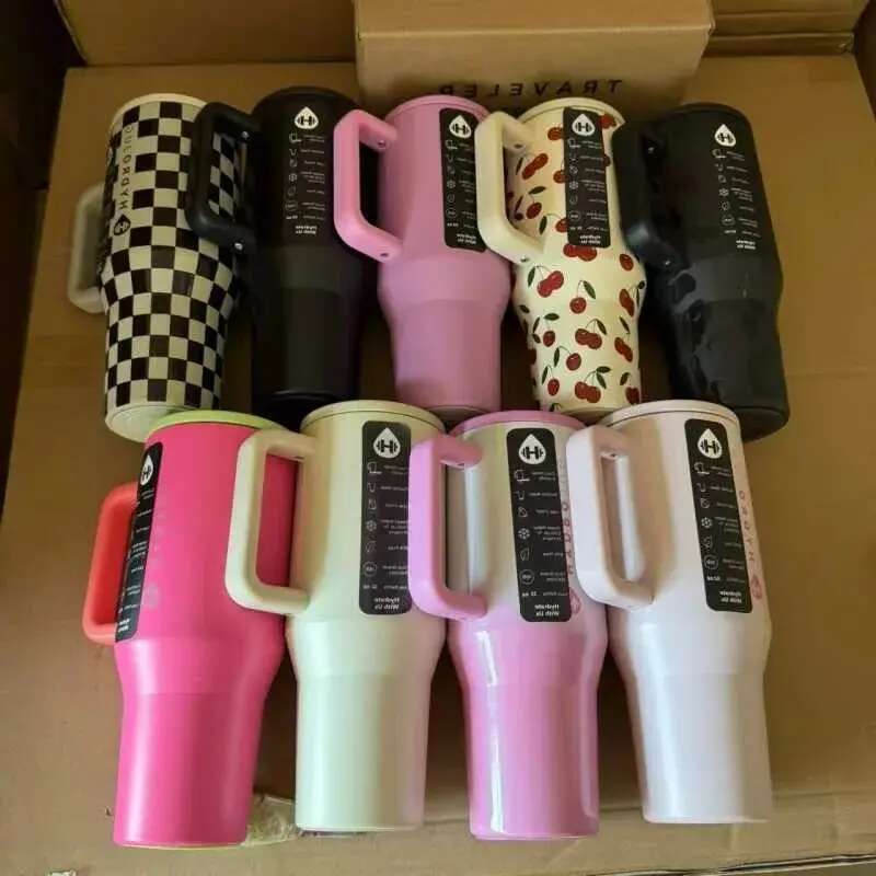 HydroJug New 40oz High Quality Fashion Large Capacity Sealed Straw Car Cup Stainless Steel Vacuum Insulated Tr Y250210 ml beixichen