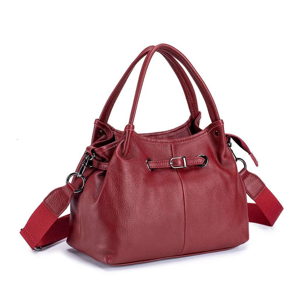New 2025 Genuine Women's Bag Large Cpacity Design Made Of Soft Leather Shoulder Crossbody Bags