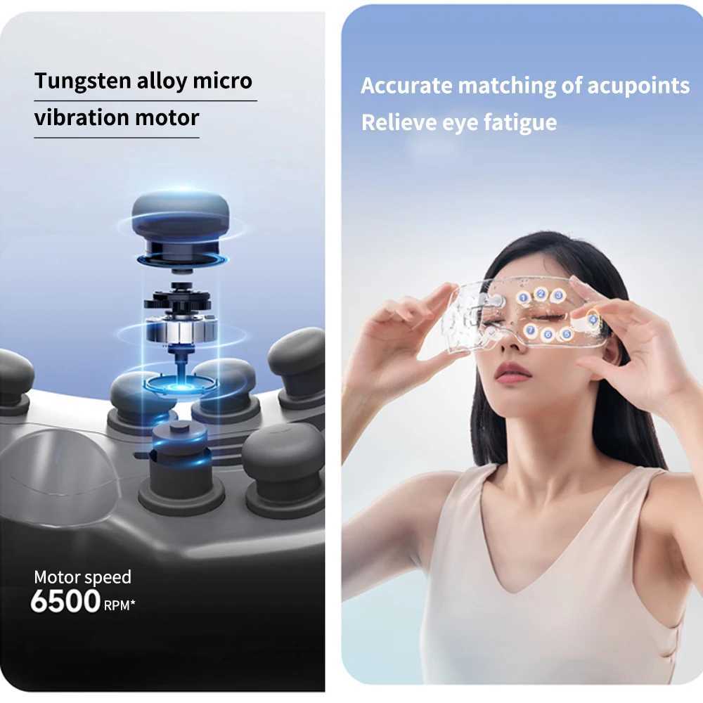Steam Eye Massager Ultra Micron Atomization Eye Massager Multifunction Kneading Massage Eyes Hot Compress Relieve Eye FatigueXJ250224