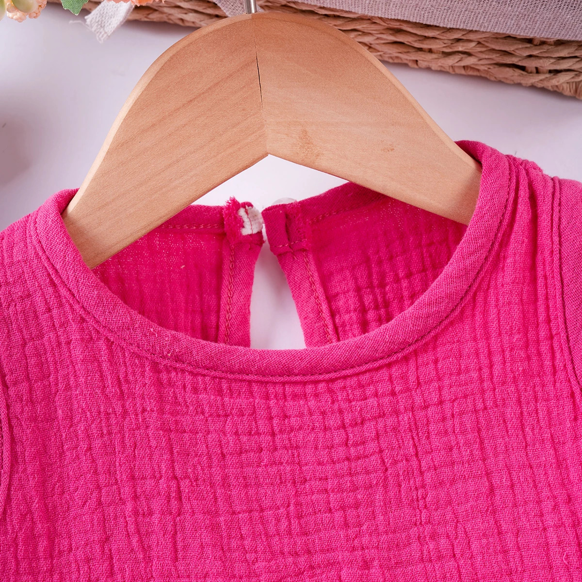 Toddler Girls Muslin Cotton Suits Solid Color Bow VestShorts 2pcs Clothes Sets Sleeveless Cute Casual Baby Girls Outfits 250224