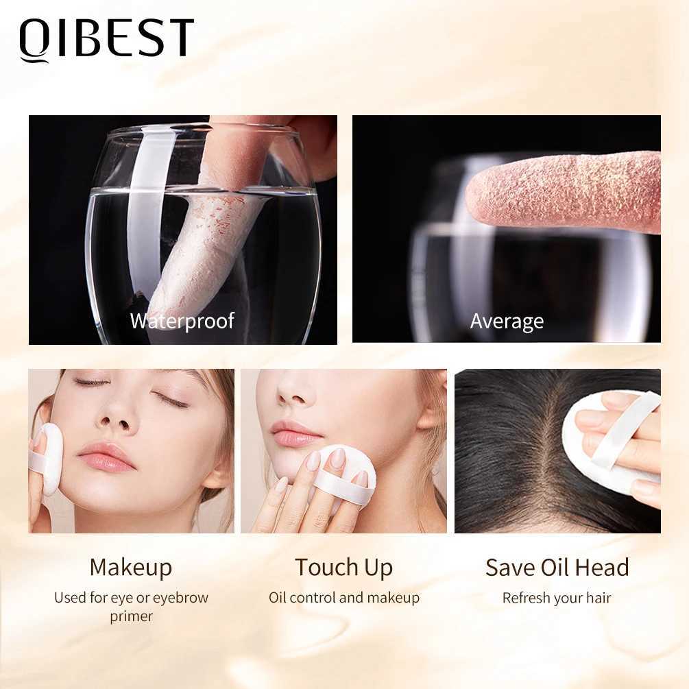 QIBEST 5Color Smooth Loose Powder Waterproof Delicate Refreshing Skin Finish Oil Control Long Lasting Mineral Powder Face MakeupXJ250224