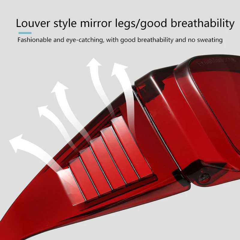 1Pc red laser protective goggles light blocking goggles beauty salon goggles IPL laser LED UV lamp treatment gogglesXJ250224
