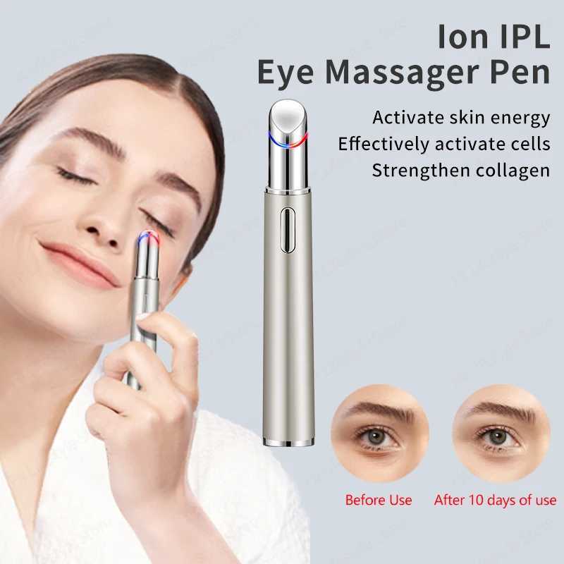 Eye massager electric facial massager anti wrinkle eye care tool vibrator hot eye beauty instrument eye cream applicationXJ250224