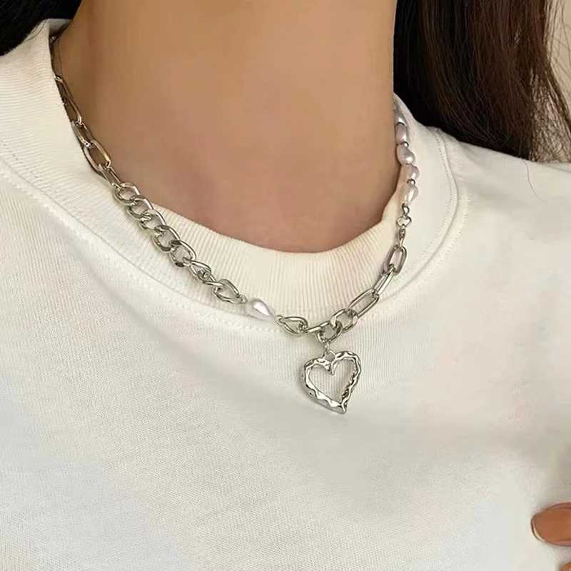 New 925 Sterling Silver Necklace Pendant Hip Hop Style Choker Party Gift for Wen Fine Jewelry X250224