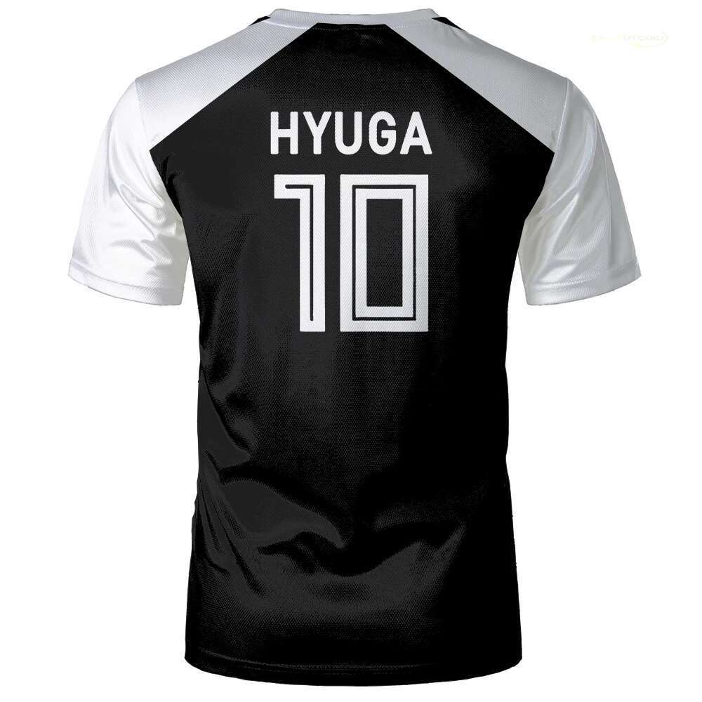 Tsubasa Captain Animated T-shirt Hyuga Animated Role Playing Short Sleeve 3D Printed Football Shirt T-shirt Men's Designer Clothing