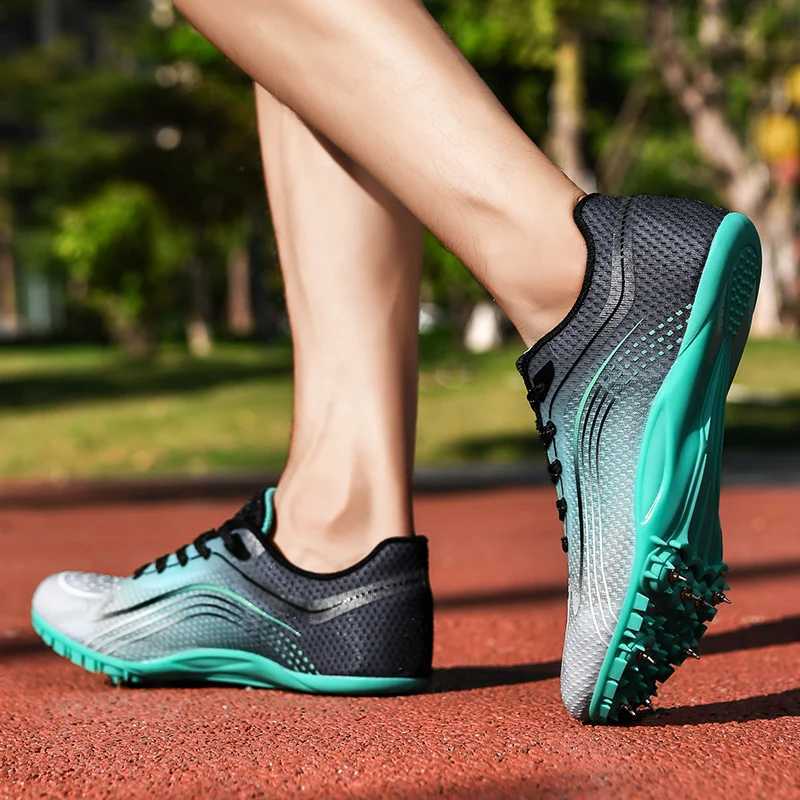 Track Men Wen And Field Shoes Spikes Professional Athletic Nails NEW Top Short Running Training Speed Sneakers Z250224