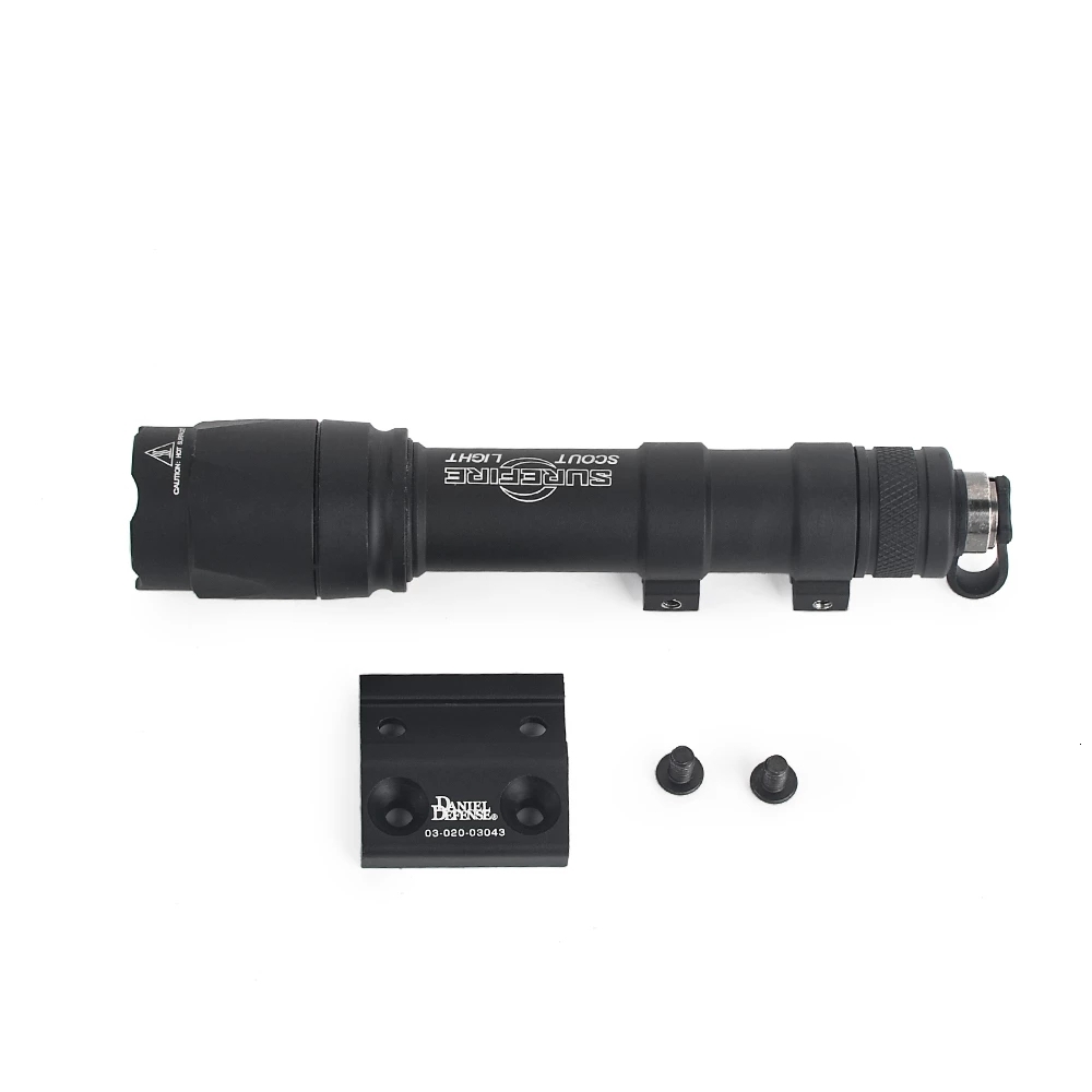 WADSN M300 M600 Offset Fit M-lok/Keymod Tactical Light Equipment Metal DD M300/M600 Series Flashlight Mount Base